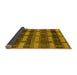 Sideview of Abstract Yellow Modern Rug, abs189yw