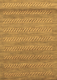 Abstract Brown Modern Rug, abs18brn