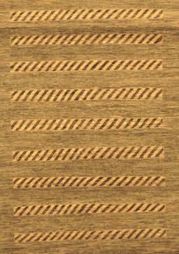 Abstract Brown Modern Rug, abs18brn