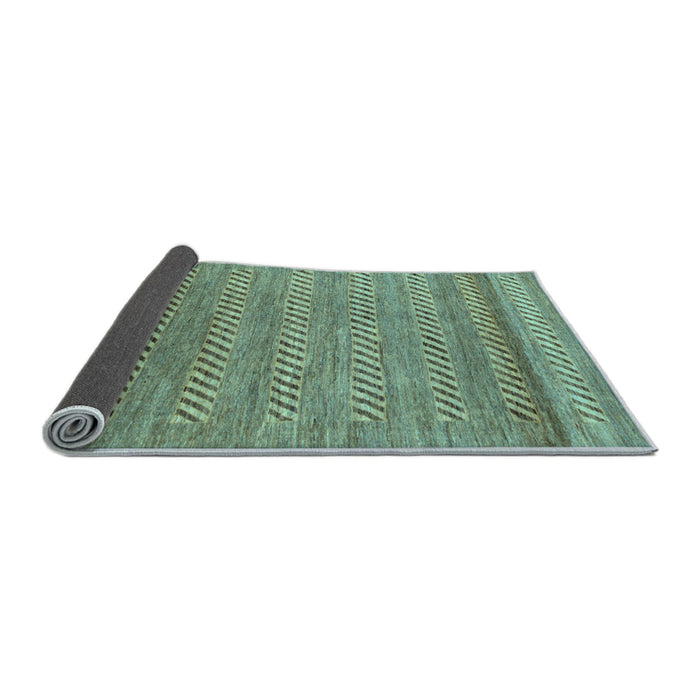 Sideview of Abstract Light Blue Modern Rug, abs18lblu