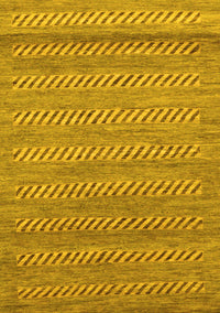 Abstract Yellow Modern Rug, abs18yw