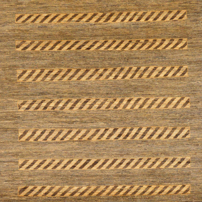 Machine Washable Abstract Yellow Rug, wshabs18