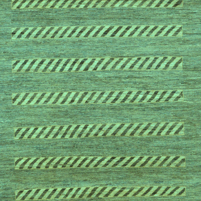 Machine Washable Abstract Turquoise Modern Area Rugs, wshabs18turq