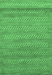 Abstract Emerald Green Modern Rug, abs18emgrn