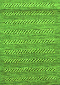 Abstract Green Modern Rug, abs18grn