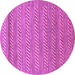 Round Abstract Purple Modern Rug, abs18pur