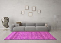 Machine Washable Abstract Purple Modern Rug, wshabs18pur