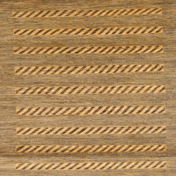 Square Abstract Yellow Modern Rug, abs18