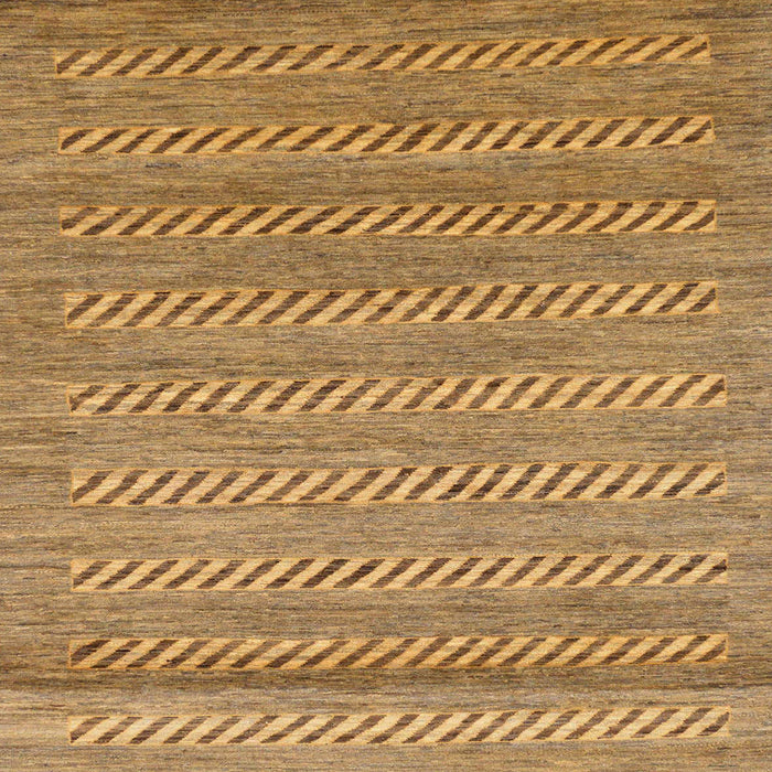 Square Abstract Yellow Modern Rug, abs18