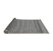 Sideview of Abstract Gray Modern Rug, abs18gry