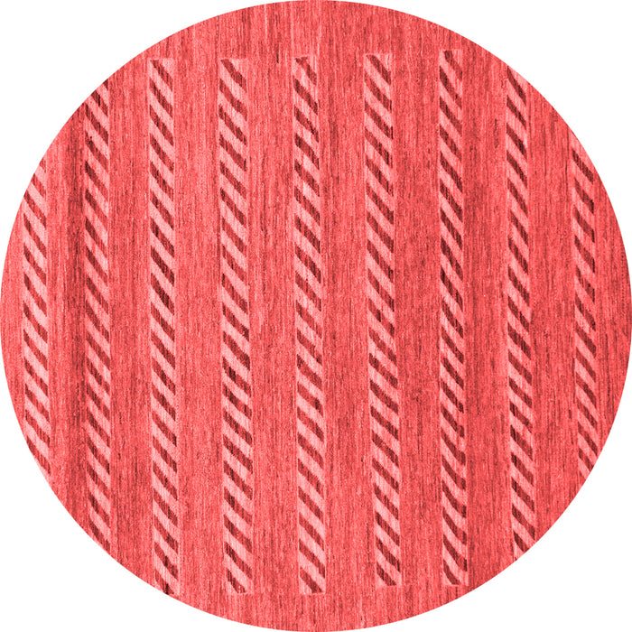 Machine Washable Abstract Red Modern Rug, wshabs18red