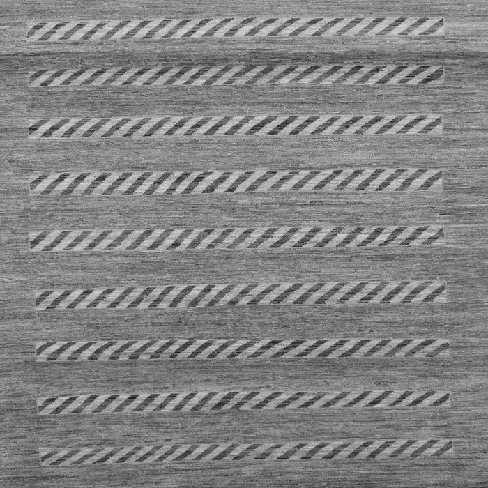 Square Machine Washable Abstract Gray Modern Rug, wshabs18gry