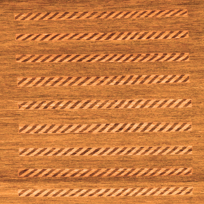 Square Machine Washable Abstract Orange Modern Area Rugs, wshabs18org