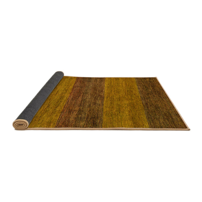 Sideview of Abstract Sedona Brown Modern Rug, abs19