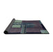 Sideview of Abstract Slate Granite Gray Modern Rug, abs1900