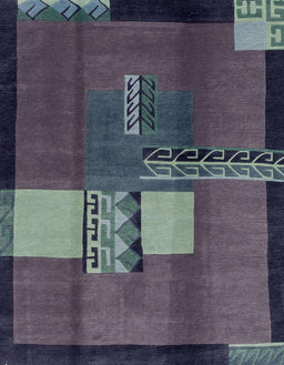 Abstract Slate Granite Gray Modern Rug, abs1900