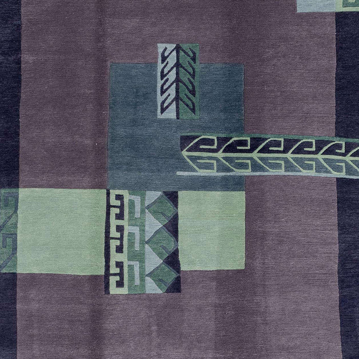 Machine Washable Abstract Slate Granite Gray Rug, wshabs1900