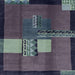 Square Abstract Slate Granite Gray Modern Rug, abs1900