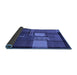 Sideview of Abstract Blue Modern Rug, abs1900blu