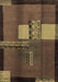 Machine Washable Abstract Brown Modern Rug, wshabs1900brn