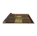 Sideview of Abstract Brown Modern Rug, abs1900brn