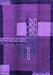 Machine Washable Abstract Purple Modern Area Rugs, wshabs1900pur