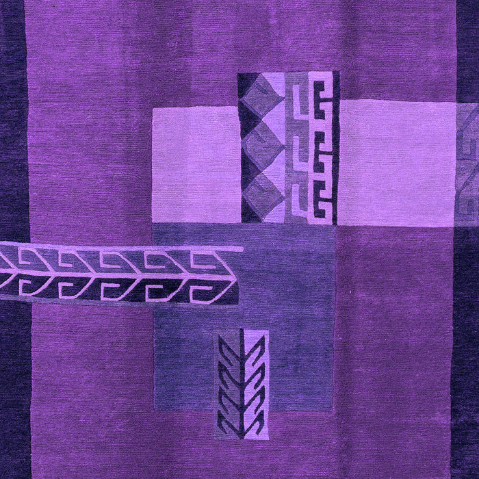 Machine Washable Abstract Purple Modern Area Rugs, wshabs1900pur