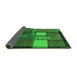 Sideview of Abstract Green Modern Rug, abs1900grn