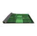 Sideview of Abstract Emerald Green Modern Rug, abs1900emgrn