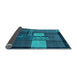 Sideview of Abstract Light Blue Modern Rug, abs1900lblu