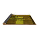 Sideview of Abstract Yellow Modern Rug, abs1900yw