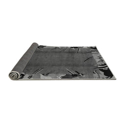 Sideview of Abstract Gray Modern Rug, abs1901gry