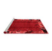 Modern Red Washable Rugs