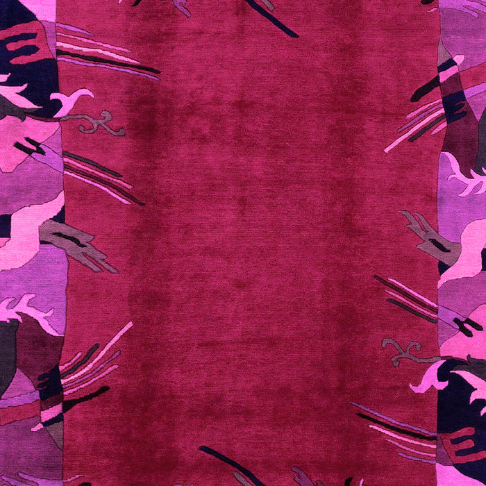 Abstract Pink Modern Rug, abs1901pnk