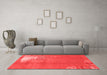 Modern Red Washable Rugs