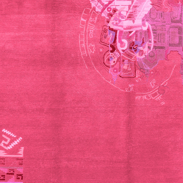 Abstract Pink Modern Rug, abs1902pnk