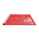 Modern Red Washable Rugs