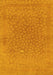 Machine Washable Abstract Yellow Modern Rug, wshabs1906yw