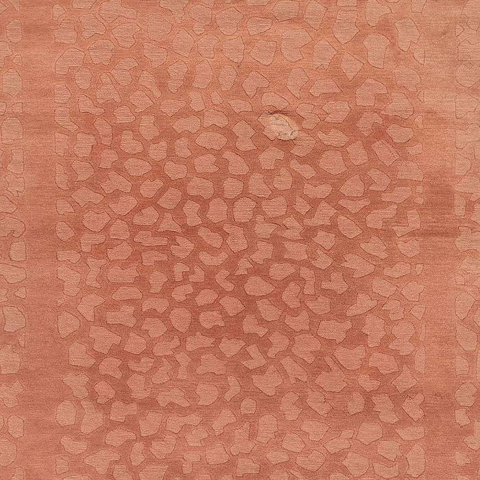 Machine Washable Abstract Orange Red Rug, wshabs1906