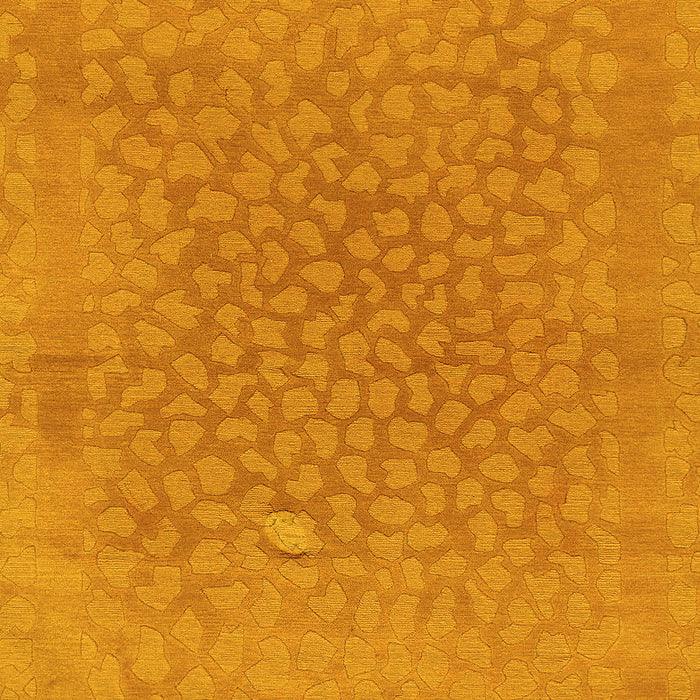Abstract Yellow Modern Rug, abs1906yw