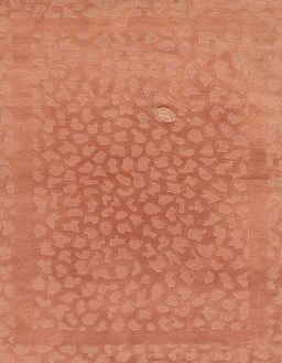 Abstract Orange Red Modern Rug, abs1906