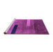 Sideview of Machine Washable Abstract Purple Modern Area Rugs, wshabs1907pur