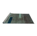 Sideview of Machine Washable Abstract Light Blue Modern Rug, wshabs1907lblu