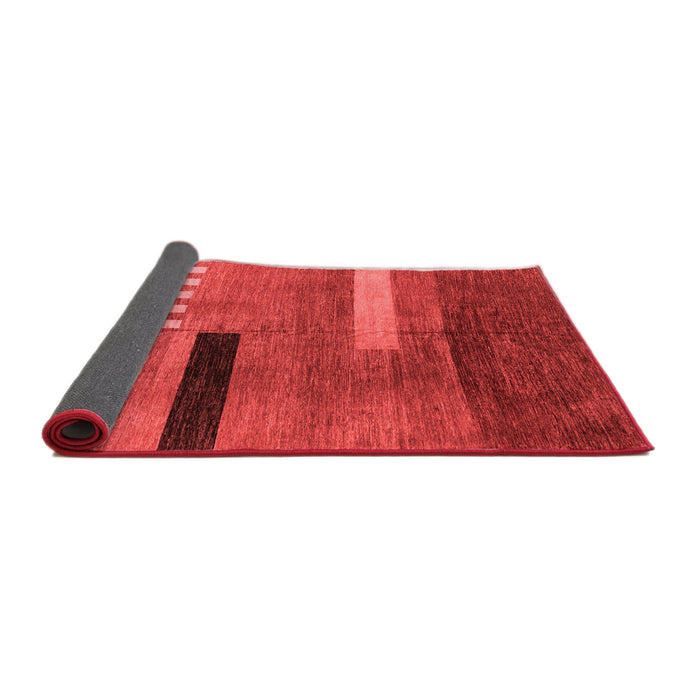 Abstract Red Modern Area Rugs
