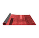 Abstract Red Modern Area Rugs