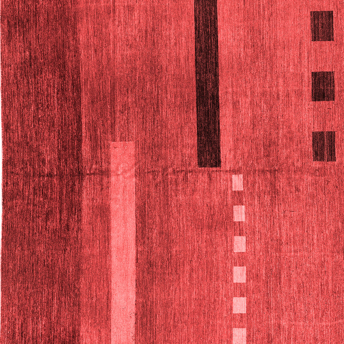 Abstract Red Modern Rug, abs1907red