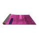 Sideview of Abstract Pink Modern Rug, abs1907pnk