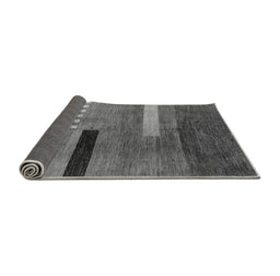 Sideview of Abstract Gray Modern Rug, abs1907gry