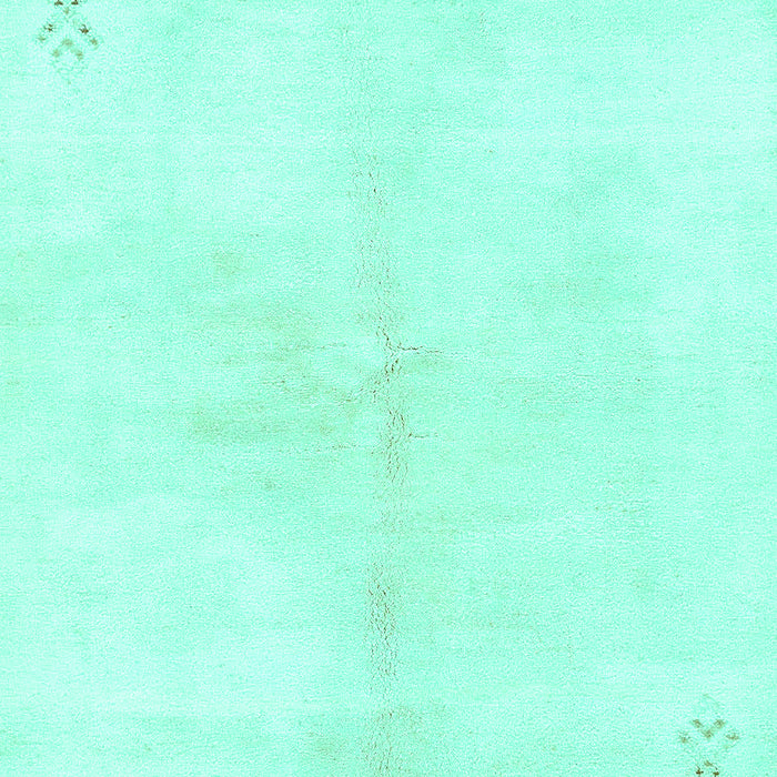 Machine Washable Solid Turquoise Modern Area Rugs, wshabs1908turq