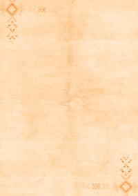 Solid Orange Modern Rug, abs1908org